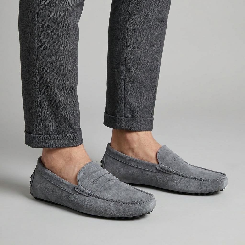 Mocassins pour Homme Souples en Daim