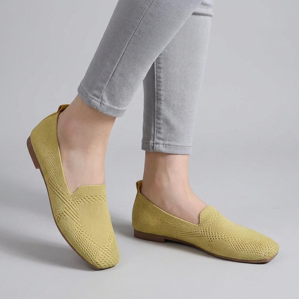 Mocassins pour Femme Souples en Maille